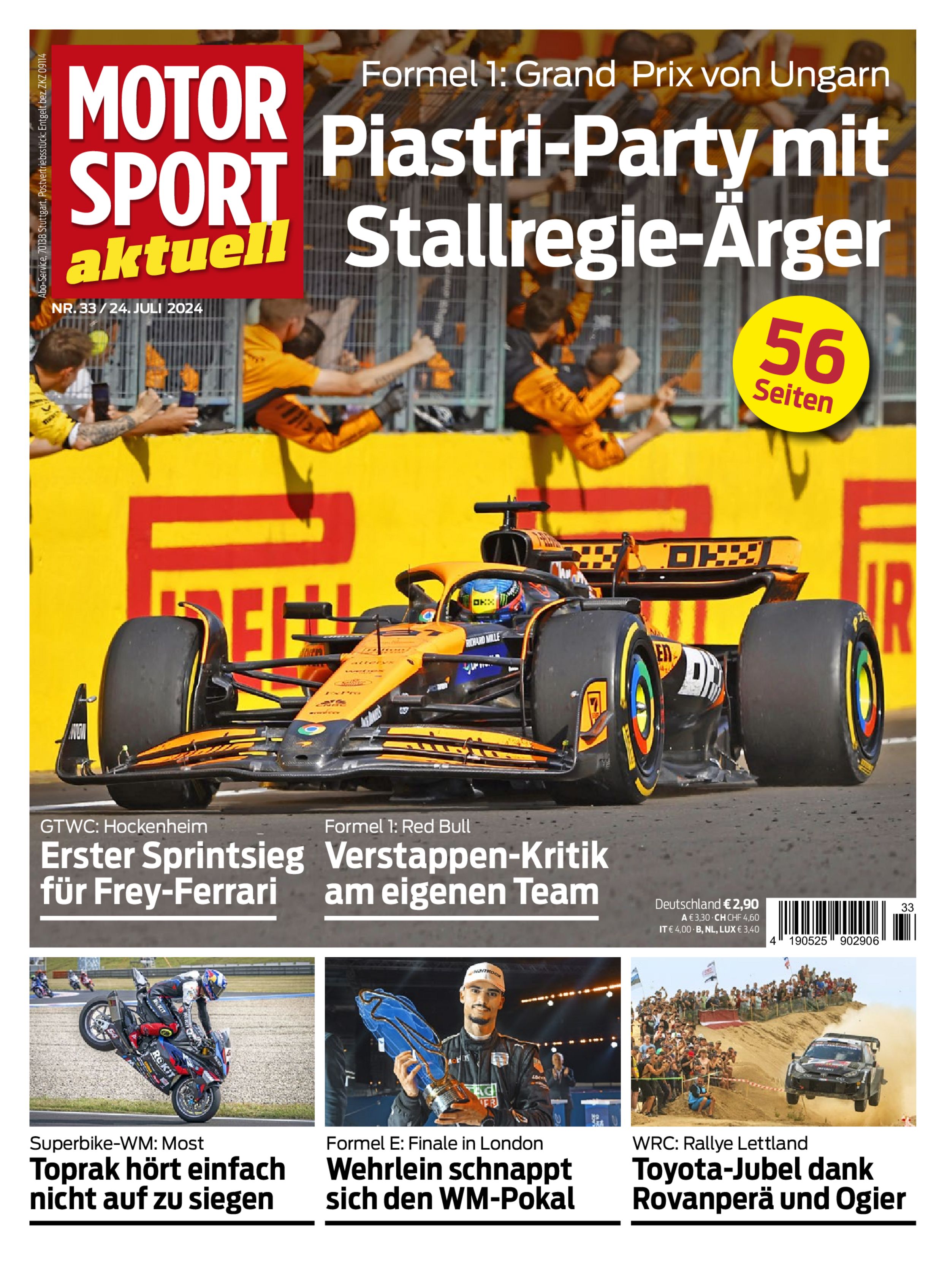 MOTORSPORT aktuell ePaper 33/2024