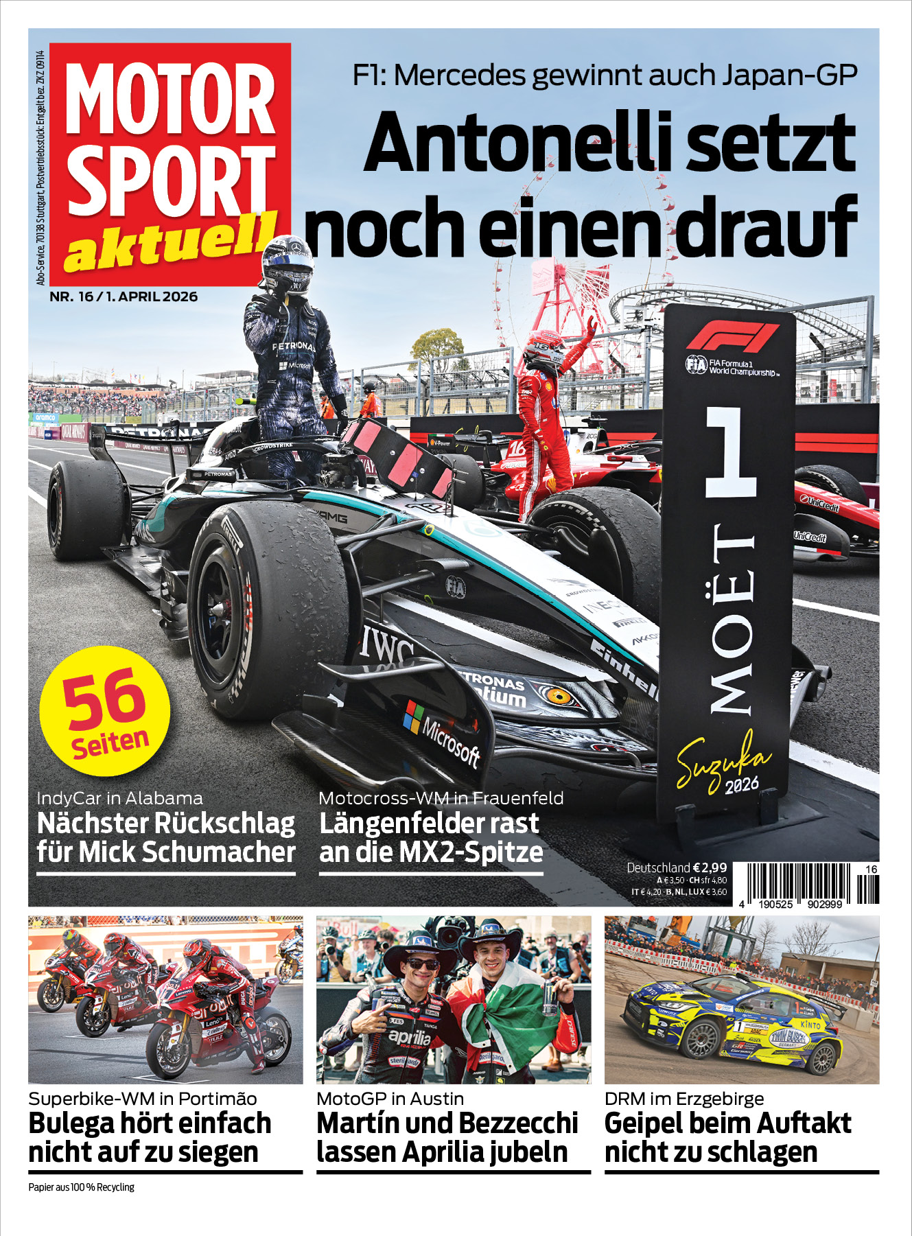 MOTORSPORT aktuell ePaper 16/2026