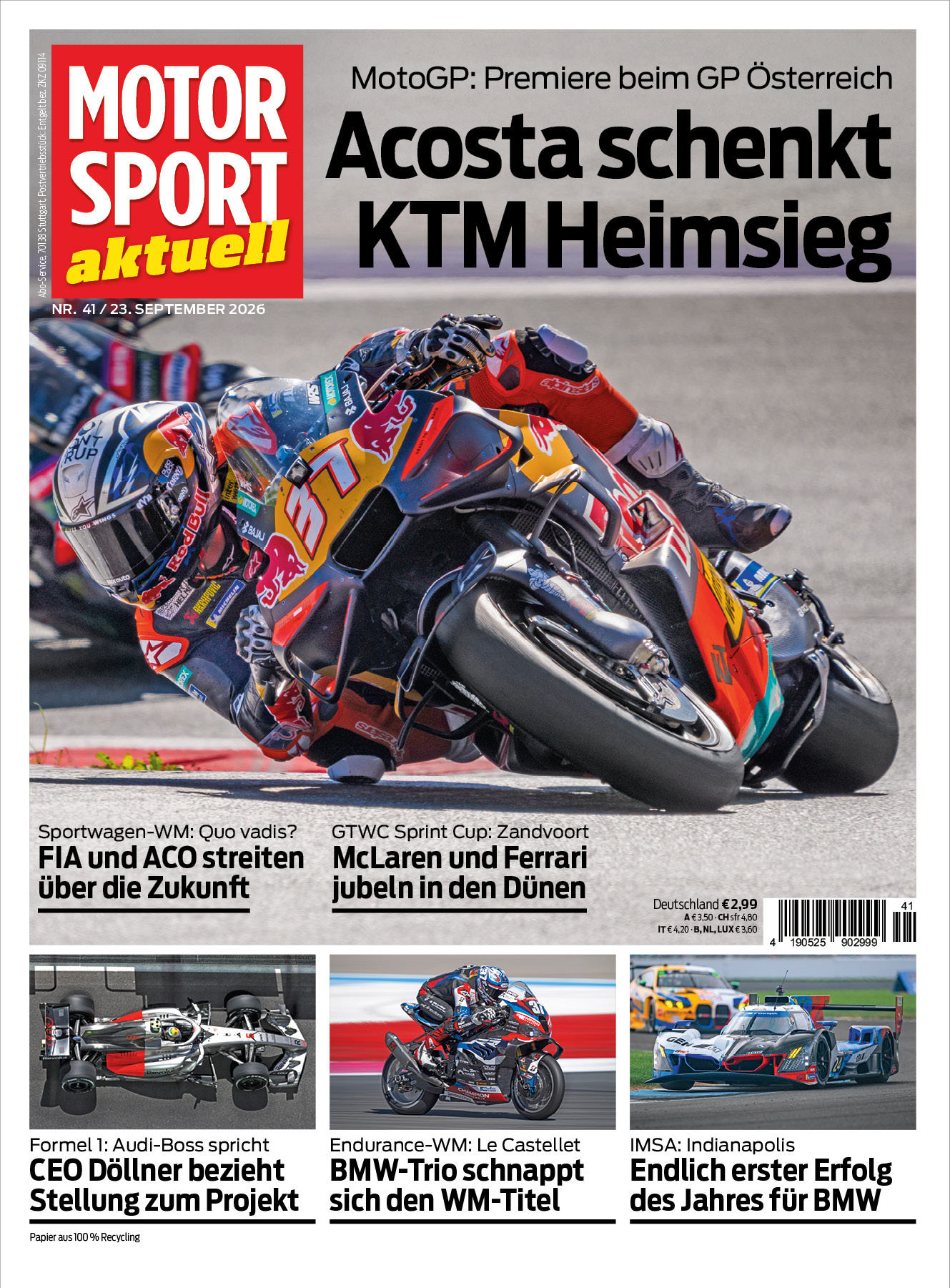 MOTORSPORT aktuell ePaper 41/2026