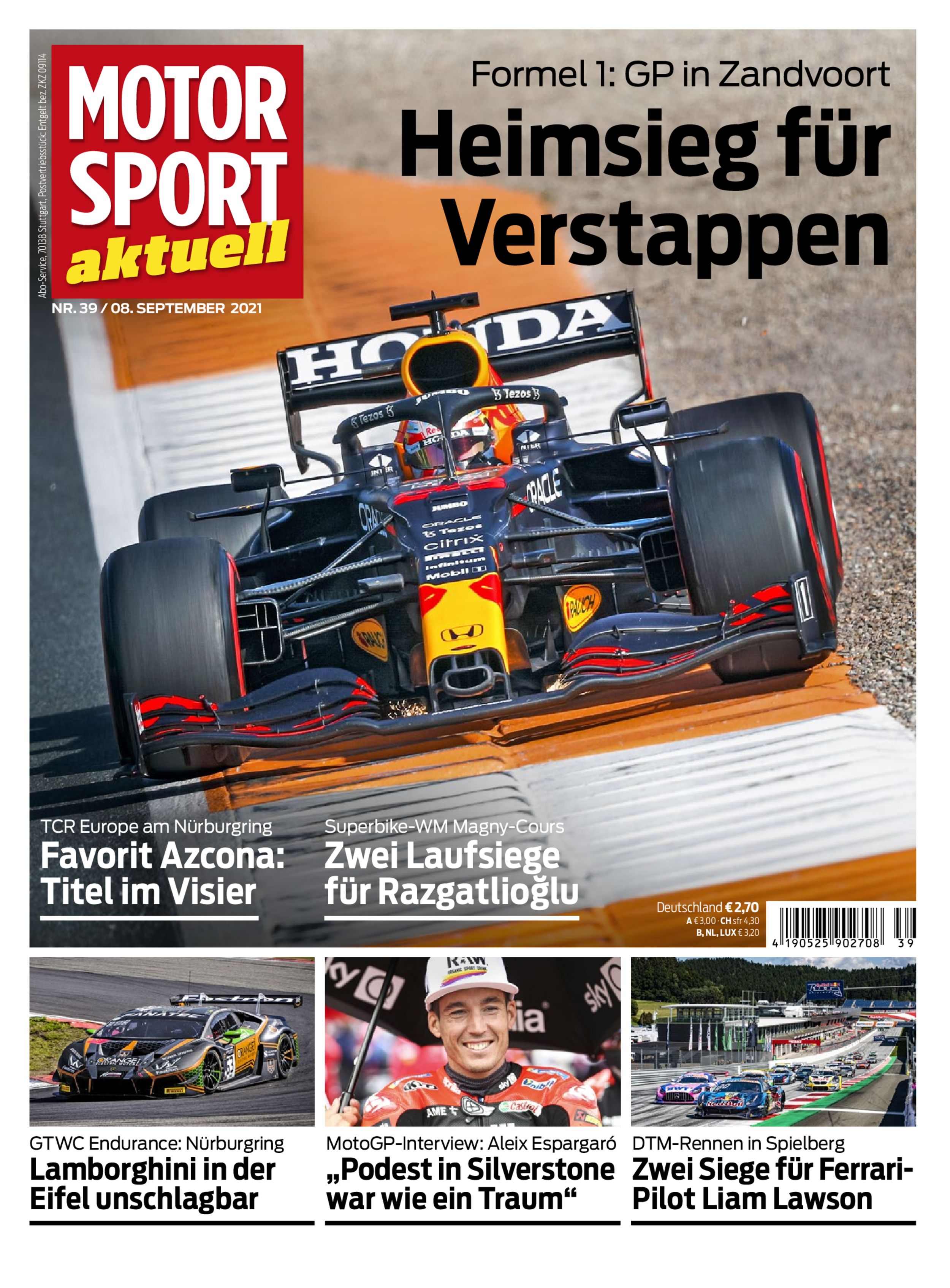 MOTORSPORT aktuell ePaper 39/2021