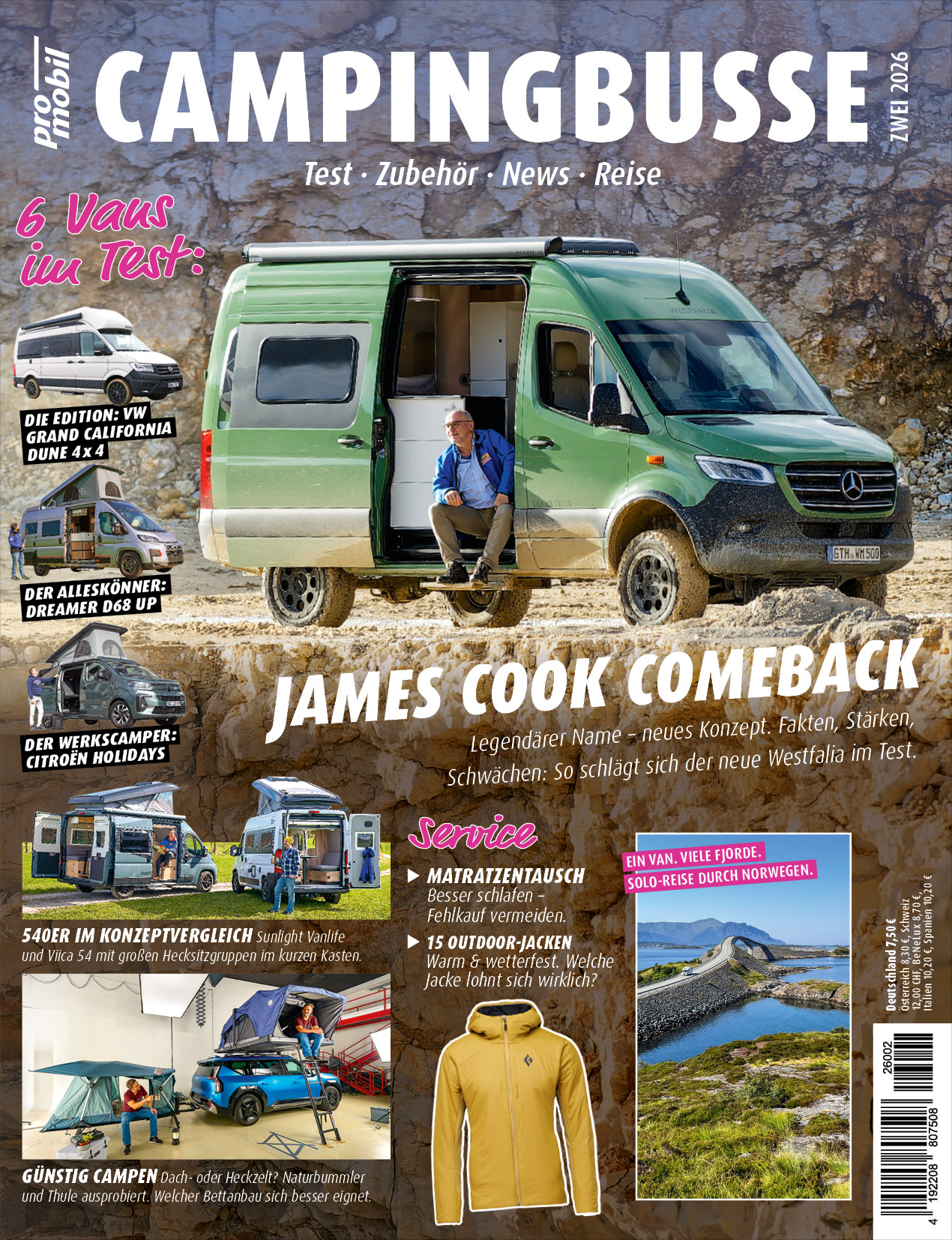 promobil CAMPINGBUSSE, Geschenk-Abo (5 Ausgaben)