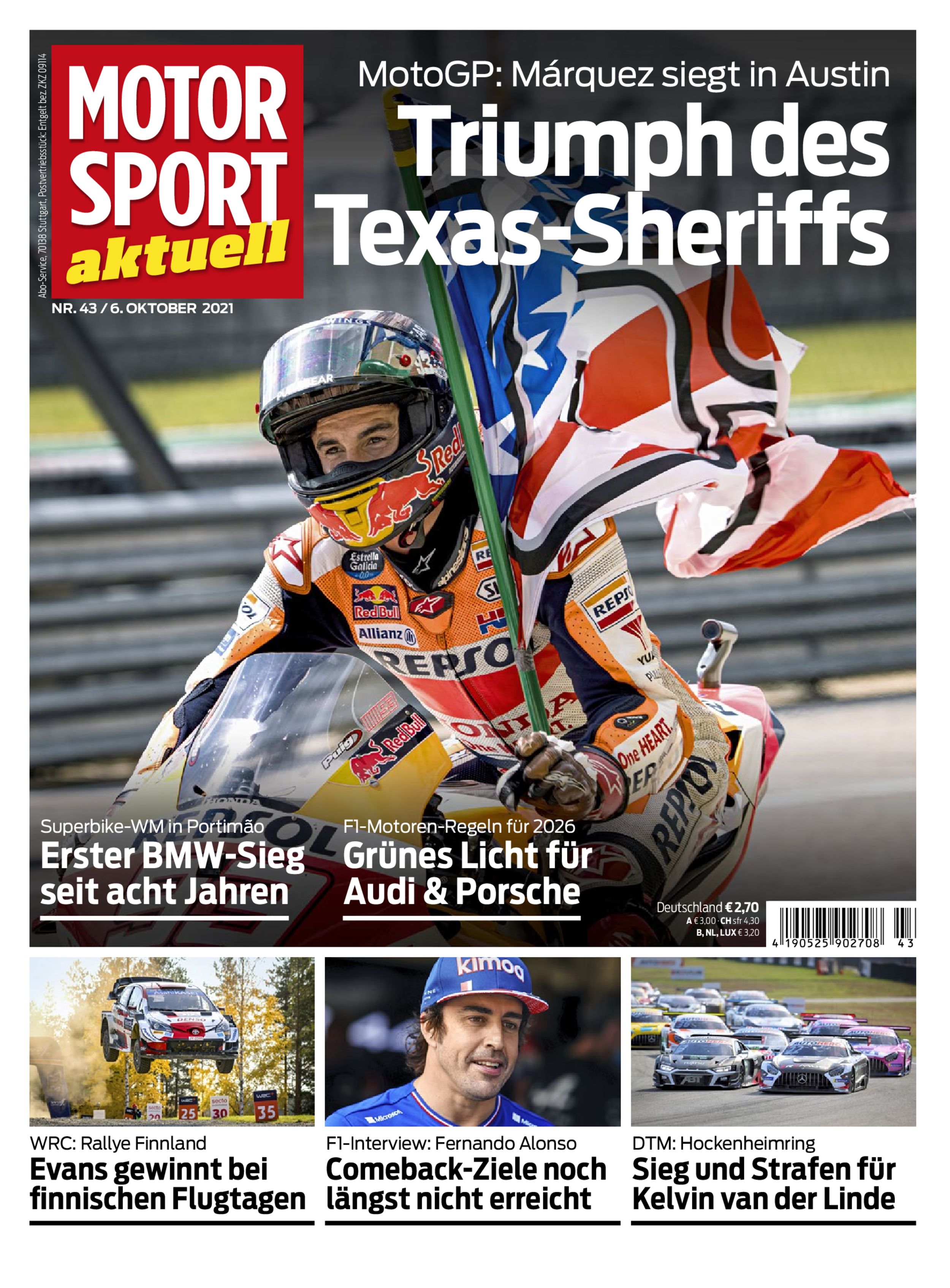 MOTORSPORT aktuell ePaper 43/2021