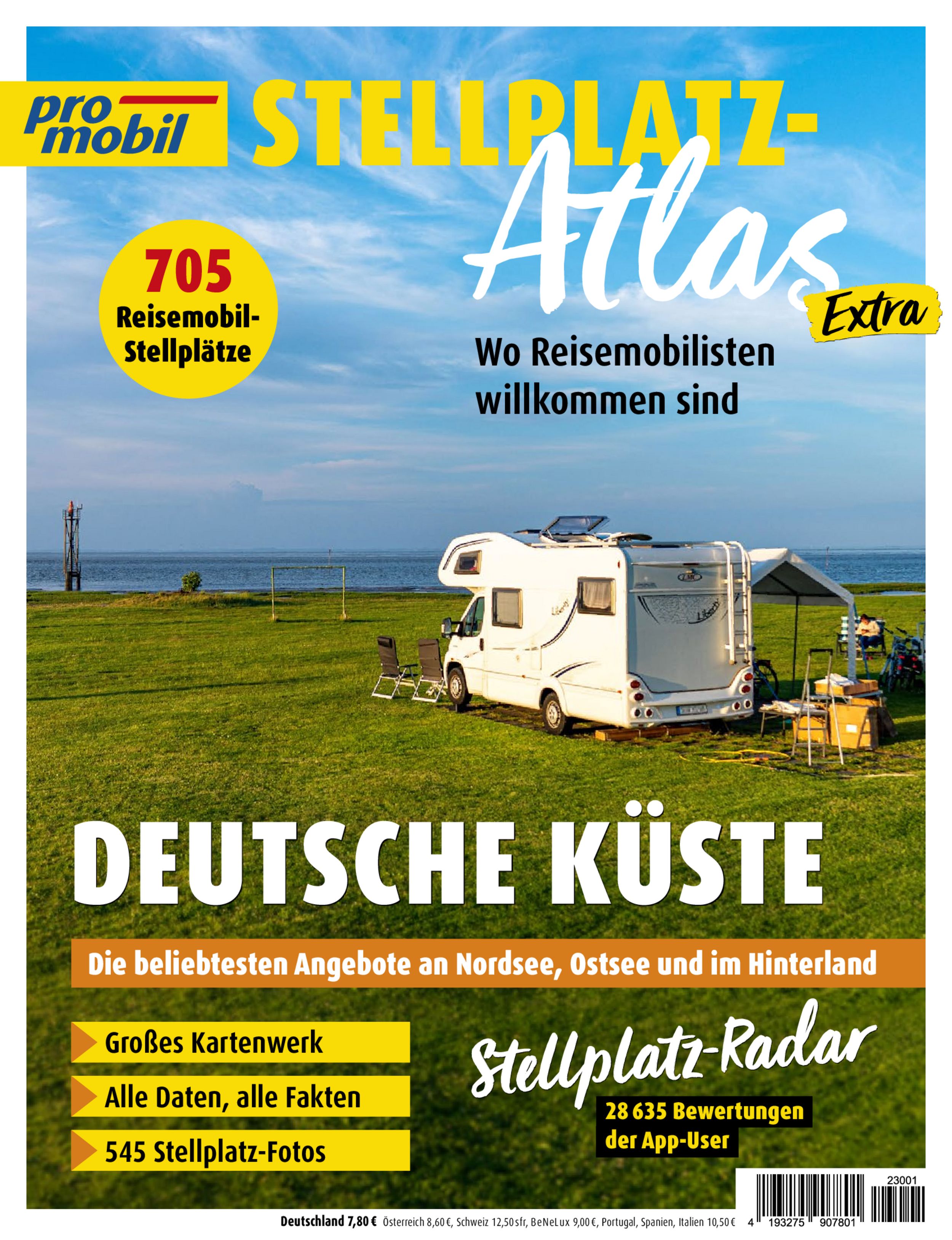 promobil Stellplatz Atlas ePaper 01/2023