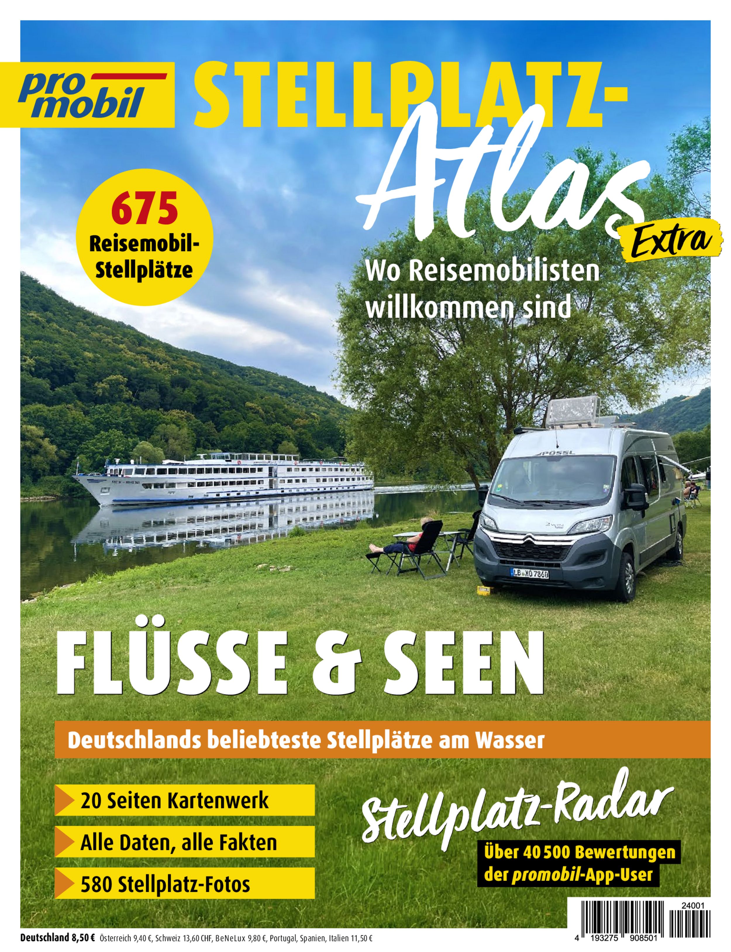 promobil Stellplatz Atlas ePaper 01/2024