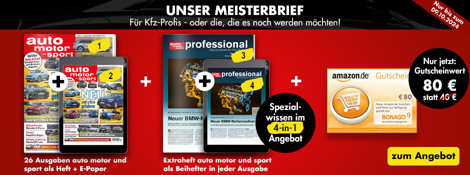 Brandseite | Auto Motor und Sport Professional 4-in-1-Angebot