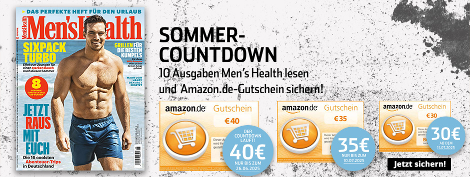 Brandseite | Men's Health - Sommer Countdown