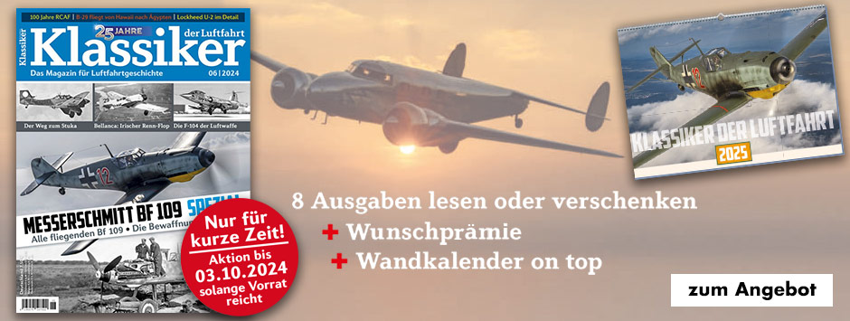 Brandseite| KLASSIKER DER LUFTFAHRT - Wandkalender 2025