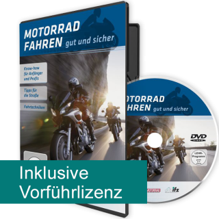DVD Motorrad fahren - gut und sicher inkl. Vorführlizenz 