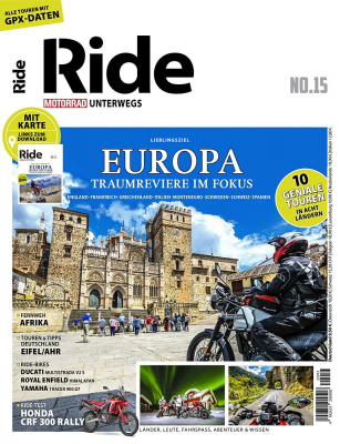 MOTORRAD Ride 15/2022 Europa / Traumreviere im Focus 