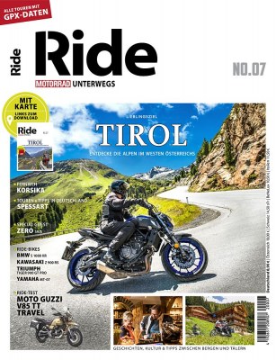 MOTORRAD Ride 7/2020 Tirol 