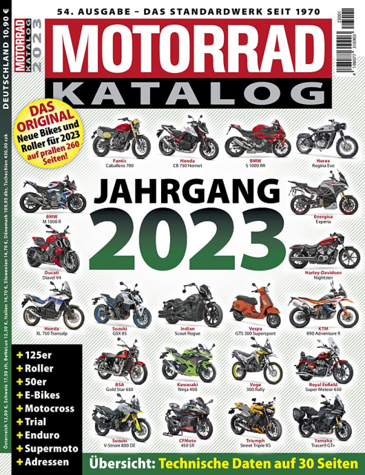 MOTORRAD Katalog 2023, Sonderheft / Print